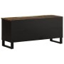Mueble de TV madera maciza de acacia 100x34x46 cm de , Almacenamiento para CD y DVD - Ref: Foro24-377518, Precio: 72,43 €, De...
