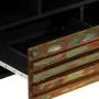 Mueble de TV madera maciza de acacia 100x34x46 cm de , Almacenamiento para CD y DVD - Ref: Foro24-377518, Precio: 71,77 €, De...