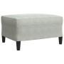 Juego de sofás con cojines 3 piezas terciopelo gris claro de , Sofás - Ref: Foro24-3278501, Precio: 549,85 €, Descuento: %