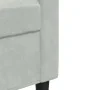 Juego de sofás con cojines 3 piezas terciopelo gris claro de , Sofás - Ref: Foro24-3278501, Precio: 552,95 €, Descuento: %