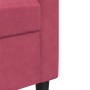 Juego de sofás con cojines 3 piezas terciopelo rojo tinto de , Sofás - Ref: Foro24-3278375, Precio: 665,75 €, Descuento: %