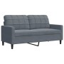 Juego de sofás con cojines 2 piezas terciopelo gris oscuro de , Sofás - Ref: Foro24-3278492, Precio: 475,70 €, Descuento: %