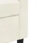 Juego de sofás con cojines 2 piezas terciopelo crema de , Sofás - Ref: Foro24-3278499, Precio: 588,96 €, Descuento: %