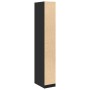Armario de madera de ingeniería negro 30x50x200 cm de , Armarios roperos - Ref: Foro24-3307739, Precio: 127,97 €, Descuento: %
