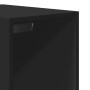Armario de madera de ingeniería negro 30x50x200 cm de , Armarios roperos - Ref: Foro24-3307739, Precio: 127,97 €, Descuento: %
