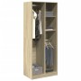 Armario de madera de ingeniería roble Sonoma 80x50x200 cm de , Armarios roperos - Ref: Foro24-3307758, Precio: 161,21 €, Desc...