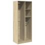 Armario de madera de ingeniería roble Sonoma 80x50x200 cm de , Armarios roperos - Ref: Foro24-3307758, Precio: 161,21 €, Desc...