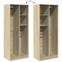 Armario de madera de ingeniería roble Sonoma 80x50x200 cm de , Armarios roperos - Ref: Foro24-3307758, Precio: 161,21 €, Desc...