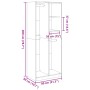 Armario de madera de ingeniería roble Sonoma 80x50x200 cm de , Armarios roperos - Ref: Foro24-3307758, Precio: 161,21 €, Desc...