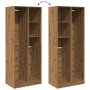 Armario de madera de ingeniería roble artesanal 80x50x200 cm de , Armarios roperos - Ref: Foro24-3307764, Precio: 138,59 €, D...
