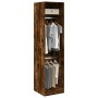 Armario de madera de ingeniería roble ahumado 50x50x200 cm de , Armarios roperos - Ref: Foro24-3307787, Precio: 147,06 €, Des...
