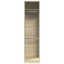 Armario de madera contrachapada color roble 50x50x200 cm de , Armarios roperos - Ref: Foro24-3307785, Precio: 128,90 €, Descu...