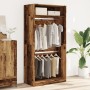 Armario de madera ingeniería envejecida 100x50x200 cm de , Armarios roperos - Ref: Foro24-3307808, Precio: 169,13 €, Descuent...