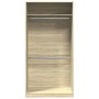 Armario madera contrachapada color roble Sonoma 100x50x200 cm de , Armarios roperos - Ref: Foro24-3307803, Precio: 176,90 €, ...