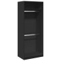 Armario de madera de ingeniería negro 80x50x200 cm de , Armarios roperos - Ref: Foro24-3307793, Precio: 153,88 €, Descuento: %