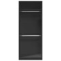 Armario de madera de ingeniería negro 80x50x200 cm de , Armarios roperos - Ref: Foro24-3307793, Precio: 153,88 €, Descuento: %