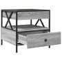 Mesa de centro con Infinity LED gris Sonoma 50x50x51 cm by , Coffee table - Ref: Foro24-847715, Price: 88,49 €, Discount: %