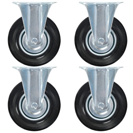 Ruedas fijas 12 unidades 125 mm de , Manipulación de materiales - Ref: Foro24-277967, Precio: 69,08 €, Descuento: %