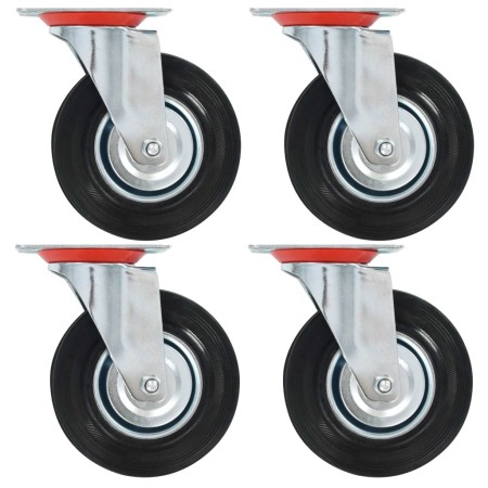 Ruedas giratorias 8 unidades 125 mm de , Manipulación de materiales - Ref: Foro24-277971, Precio: 64,59 €, Descuento: %