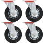 Ruedas giratorias 8 unidades 125 mm de , Manipulación de materiales - Ref: Foro24-277971, Precio: 64,59 €, Descuento: %