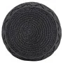 Handmade macramé pouf in anthracite gray cotton, 45x30 cm by , Ottomans - Ref: Foro24-324004, Price: 68,82 €, Discount: %