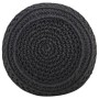Puf de macramé hecho a mano algodón gris antracita 45x30 cm de , Otomanas - Ref: Foro24-324006, Precio: 71,66 €, Descuento: %
