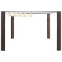 Cenador con techo ratán sintético 300x300x200 cm marrón y crema de , Carpas y cenadores - Ref: Foro24-44816, Precio: 315,42 €...