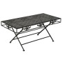 Mesa de centro plegable estilo vintage metal negro 100x50x45 cm en Mesas de centro | Comprar online en Foru.es