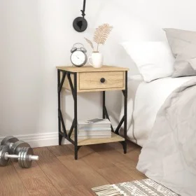 Mesita de noche madera contrachapada roble sonoma 40x42x60 cm de , Mesitas de noche - Ref: Foro24-826337, Precio: 51,85 €, De...