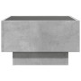 Mesa de centro y LED madera ingeniería gris hormigón 50x50x30cm de , Mesas de centro - Ref: Foro24-847507, Precio: 100,64 €, ...
