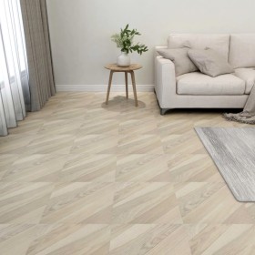 Lamas para suelo autoadhesivas 55 uds PVC beige a rayas 5,11 m² en Materiales de construcción | Comprar online en Foru.es