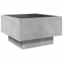 Mesa de centro y LED madera ingeniería gris hormigón 50x50x30cm de , Mesas de centro - Ref: Foro24-847507, Precio: 100,64 €, ...