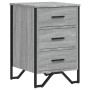 Mesita de noche madera de ingeniería gris Sonoma 40x41x60 cm de , Mesitas de noche - Ref: Foro24-848527, Precio: 74,25 €, Des...