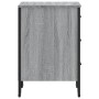 Mesita de noche madera de ingeniería gris Sonoma 40x41x60 cm de , Mesitas de noche - Ref: Foro24-848527, Precio: 74,25 €, Des...