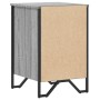 Mesita de noche madera de ingeniería gris Sonoma 40x41x60 cm de , Mesitas de noche - Ref: Foro24-848527, Precio: 74,25 €, Des...