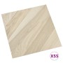 Lamas para suelo autoadhesivas 55 uds PVC beige a rayas 5,11 m² en Materiales de construcción | Comprar online en Foru.es