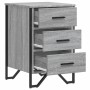 Mesita de noche madera de ingeniería gris Sonoma 40x41x60 cm de , Mesitas de noche - Ref: Foro24-848527, Precio: 74,25 €, Des...
