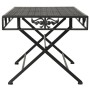 Mesa de centro plegable estilo vintage metal negro 100x50x45 cm en Mesas de centro | Comprar online en Foru.es