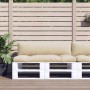 Cojines para palets 2 unidades tela beige de , Cojines para sillas y sofás - Ref: Foro24-360925, Precio: 92,21 €, Descuento: %