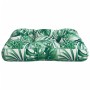 Cojín para palés tela estampado de hojas 58x58x10 cm de , Cojines para sillas y sofás - Ref: Foro24-360912, Precio: 32,14 €, ...