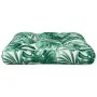Cojín para palés tela estampado de hojas 58x58x10 cm de , Cojines para sillas y sofás - Ref: Foro24-360912, Precio: 27,62 €, ...