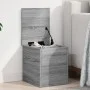 Caja de almacenaje madera ingeniería gris Sonoma 30x35x35 cm de , Baúles de almacenamiento - Ref: Foro24-840672, Precio: 37,5...
