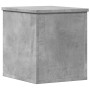 Caja de almacenaje madera ingeniería gris hormigón 30x35x35 cm de , Baúles de almacenamiento - Ref: Foro24-840670, Precio: 35...