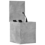 Caja de almacenaje madera ingeniería gris hormigón 30x35x35 cm de , Baúles de almacenamiento - Ref: Foro24-840670, Precio: 35...
