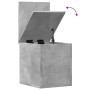 Caja de almacenaje madera ingeniería gris hormigón 30x35x35 cm de , Baúles de almacenamiento - Ref: Foro24-840670, Precio: 35...
