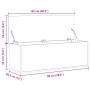 Caja de almacenaje madera ingeniería gris Sonoma 102x35x35 cm de , Baúles de almacenamiento - Ref: Foro24-840693, Precio: 79,...