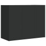 Armario de pared madera de ingeniería negro 75x35x60 cm de , Estantes y estanterías - Ref: Foro24-848417, Precio: 54,47 €, De...