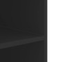 Armario de pared madera de ingeniería negro 75x35x60 cm de , Estantes y estanterías - Ref: Foro24-848417, Precio: 54,47 €, De...