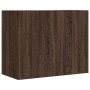 Armario de pared madera de ingeniería marrón roble 75x35x60 cm de , Estantes y estanterías - Ref: Foro24-848429, Precio: 77,1...