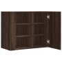 Armario de pared madera de ingeniería marrón roble 75x35x60 cm de , Estantes y estanterías - Ref: Foro24-848429, Precio: 77,1...